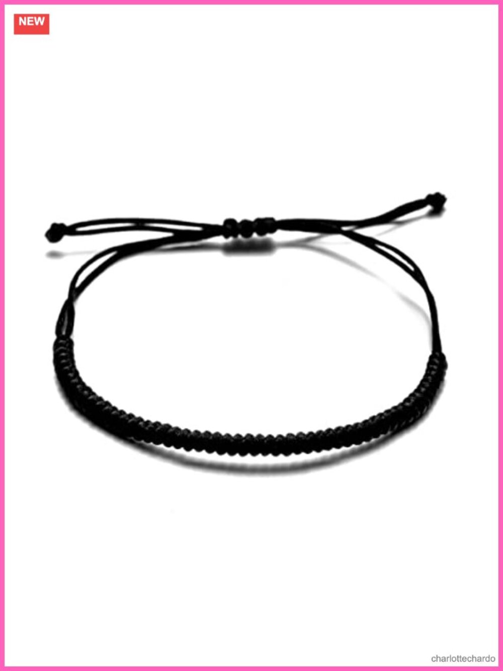 Handmade Braided String Bracelet Adjustable Nylon Cord Minimalist
